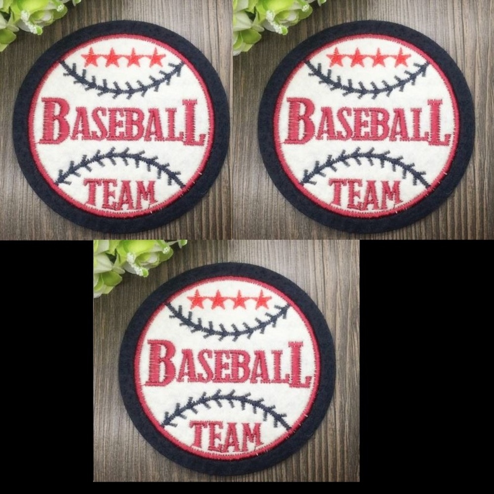 BASEBALL SPORTS TEAMS EASY IRON ON PATCHES BADGES